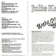 JULIE KELLY / We're On Our Way